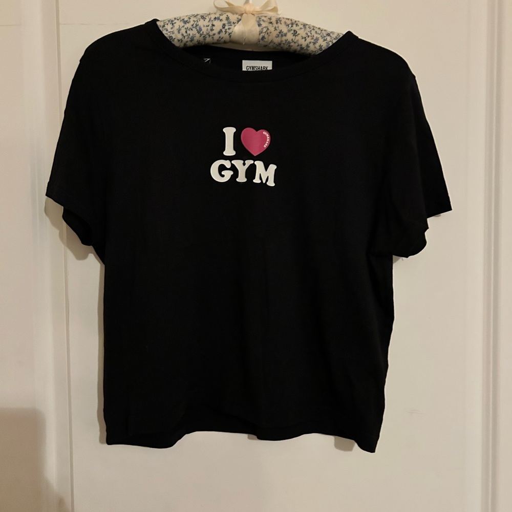 Gymshark Black Baby Tee